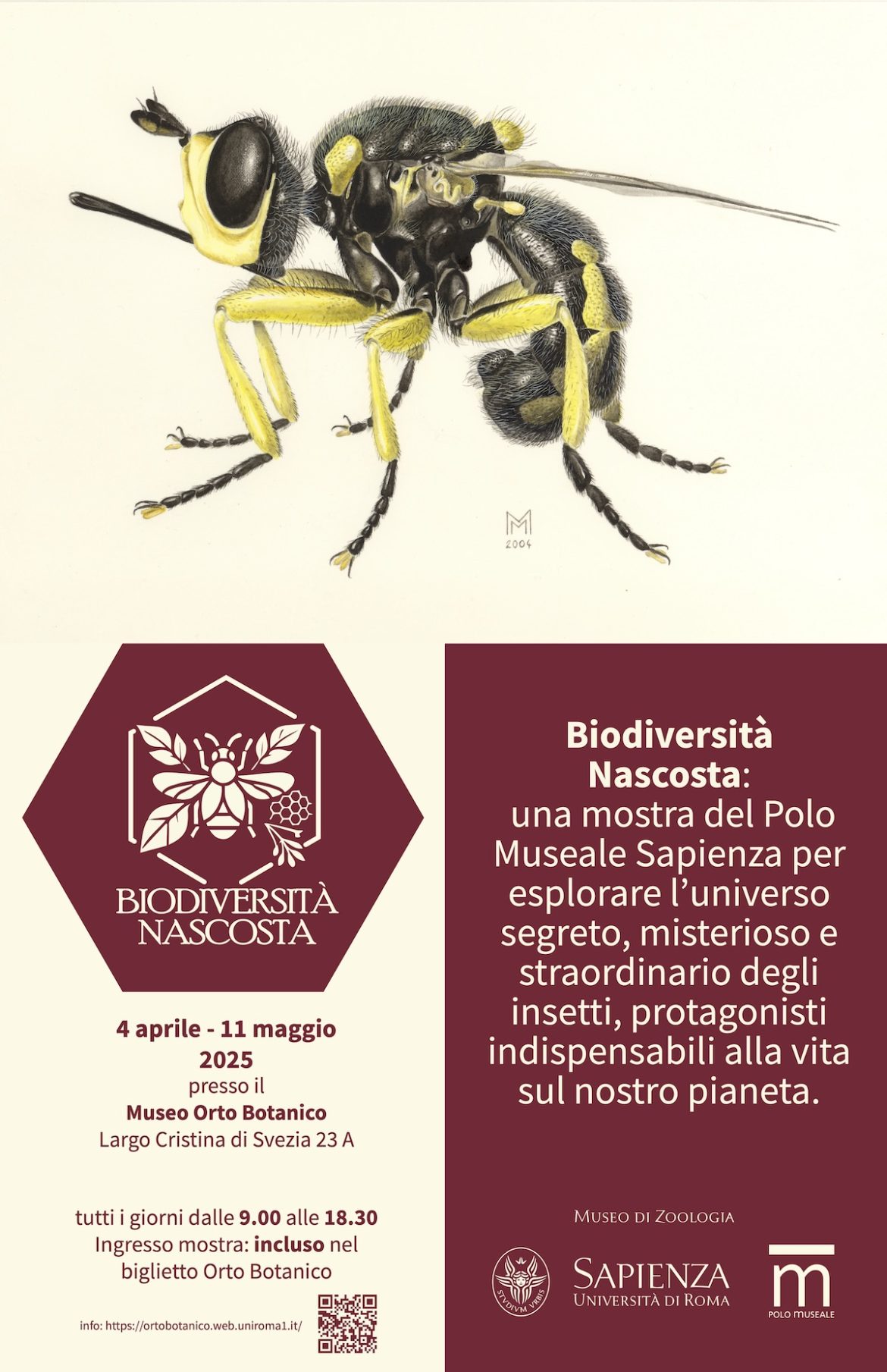 Locandina Mostra Orto Botanico