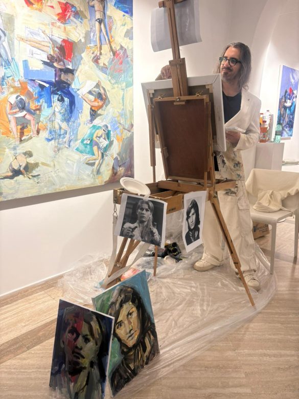 8 Sesto Senso art Gallery. Performance by Cristiano Quagliozzi